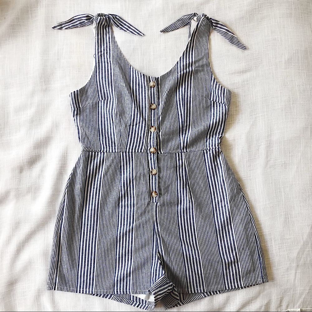 Stripped Romper